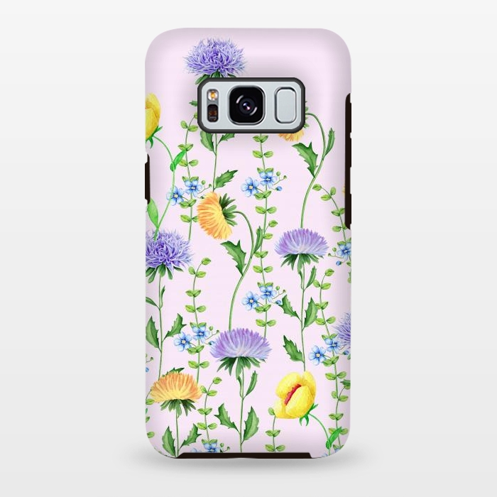 Galaxy S8 plus StrongFit Aster Flora by Creativeaxle