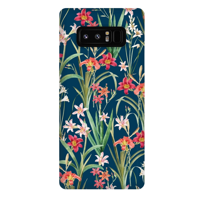 Galaxy Note 8 StrongFit Blossom Botanical by Uma Prabhakar Gokhale