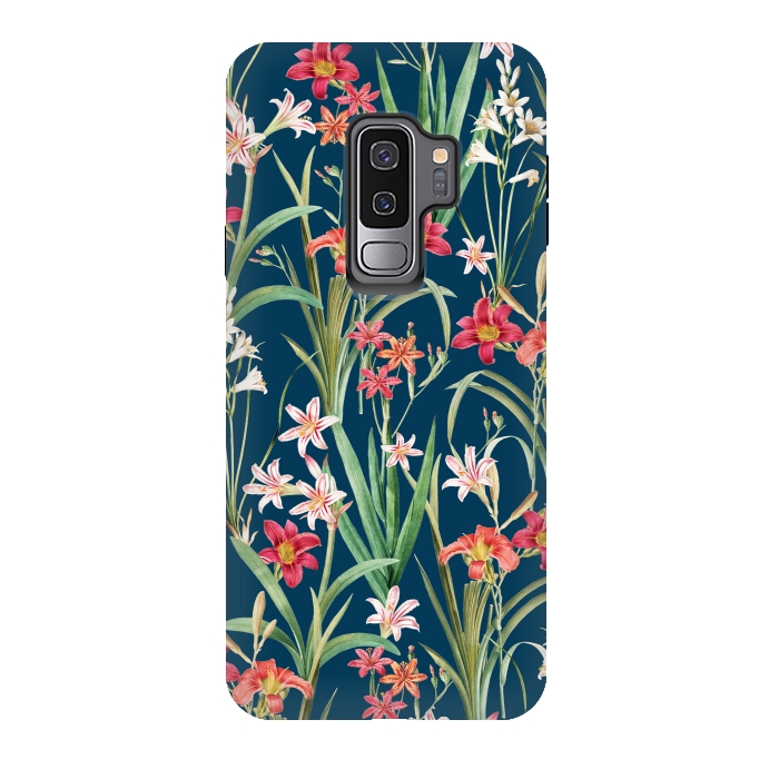 Galaxy S9 plus StrongFit Blossom Botanical by Uma Prabhakar Gokhale