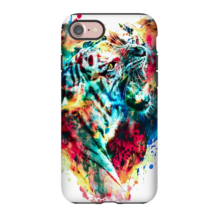 iPhone 7 StrongFit Tiger Roar by Riza Peker