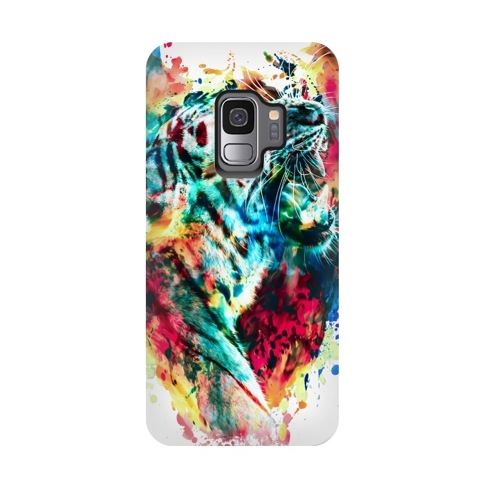 Galaxy S9 StrongFit Tiger Roar by Riza Peker