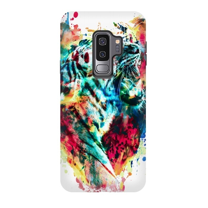 Galaxy S9 plus StrongFit Tiger Roar by Riza Peker