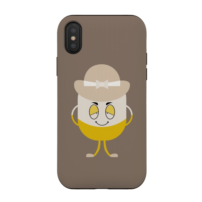 iPhone Xs / X StrongFit cartoon cool guy by TMSarts
