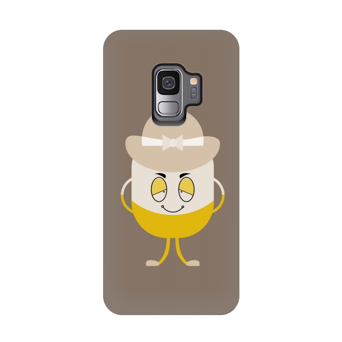 Galaxy S9 StrongFit cartoon cool guy by TMSarts
