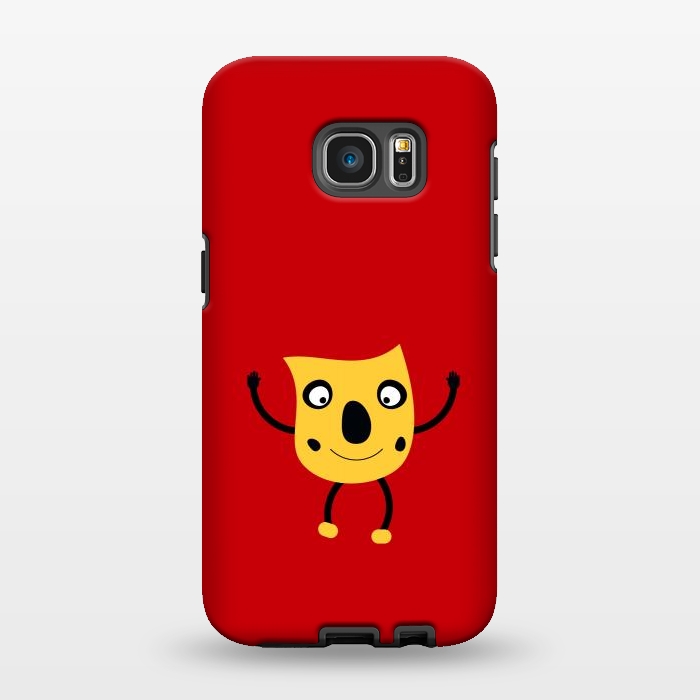 Galaxy S7 EDGE StrongFit funny happy man by TMSarts