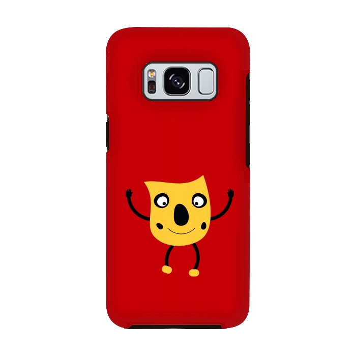 Galaxy S8 StrongFit funny happy man by TMSarts