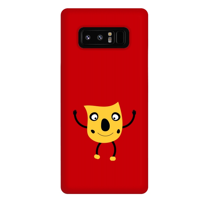 Galaxy Note 8 StrongFit funny happy man by TMSarts