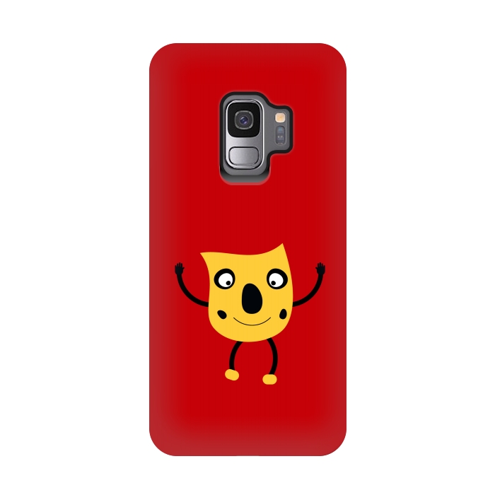 Galaxy S9 StrongFit funny happy man by TMSarts