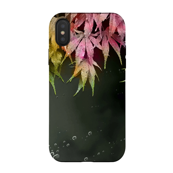 iPhone Xs / X StrongFit Acer Leaves by Creativeaxle