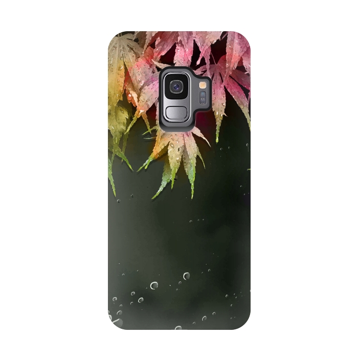 Galaxy S9 StrongFit Acer Leaves by Creativeaxle