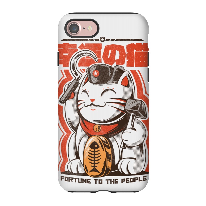 iPhone 7 StrongFit Catnist by Ilustrata