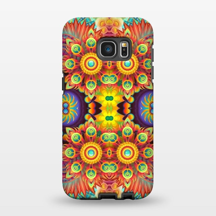 Galaxy S7 EDGE StrongFit Abstract Color Art by Creativeaxle