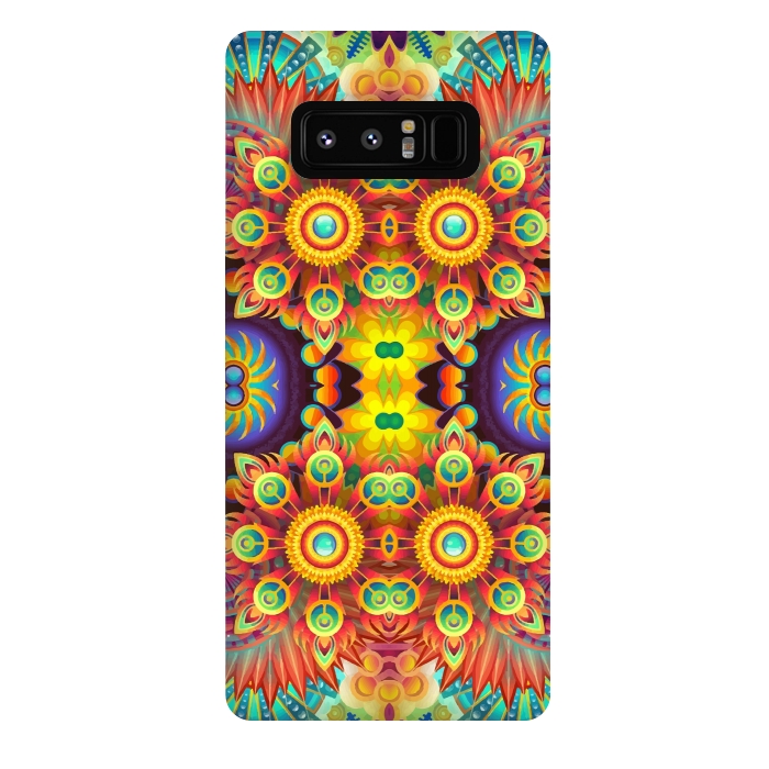 Galaxy Note 8 StrongFit Abstract Color Art by Creativeaxle
