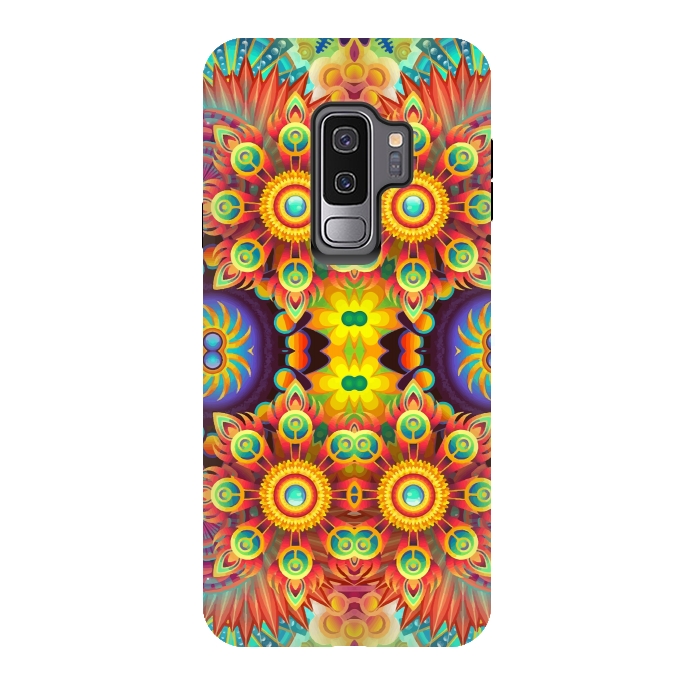 Galaxy S9 plus StrongFit Abstract Color Art by Creativeaxle