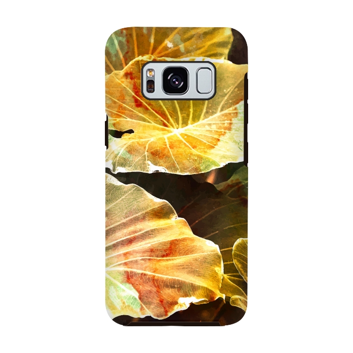 Galaxy S8 StrongFit Macro Leaves by Creativeaxle