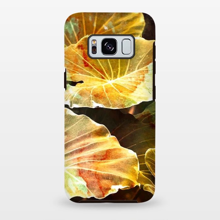 Galaxy S8 plus StrongFit Macro Leaves by Creativeaxle
