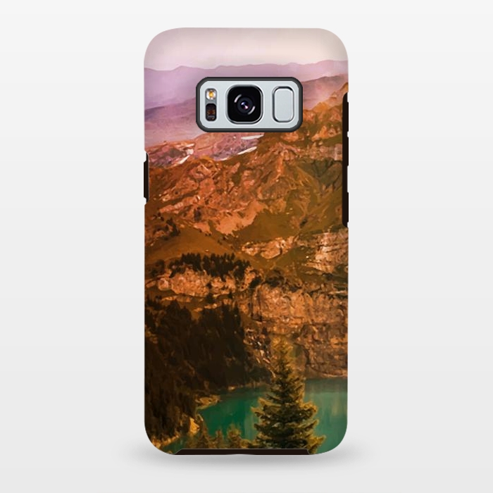 Galaxy S8 plus StrongFit Mountain Valley by Creativeaxle