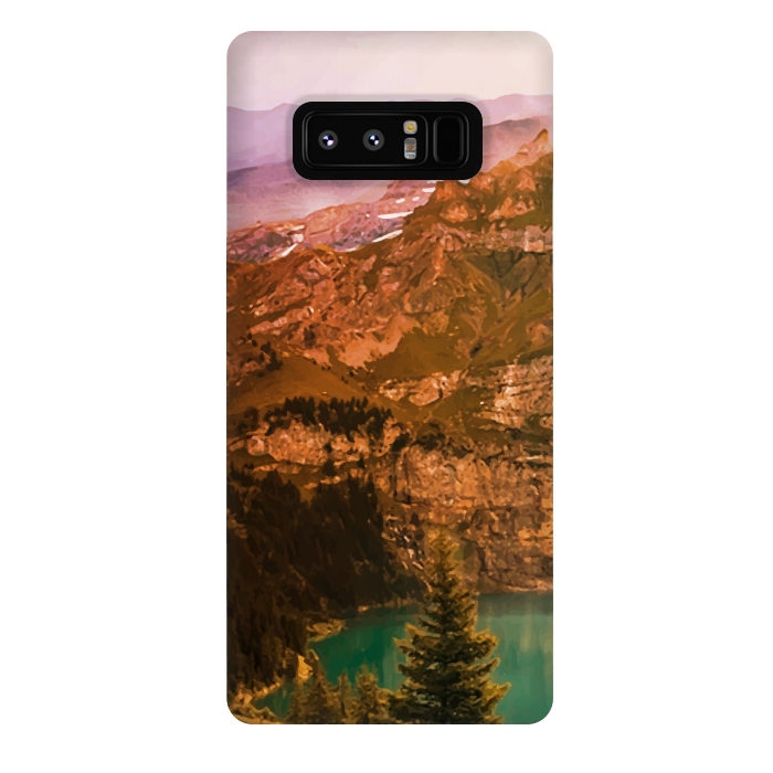 Galaxy Note 8 StrongFit Mountain Valley by Creativeaxle