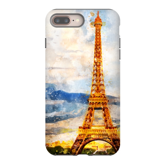 iPhone 7 plus StrongFit Eiffel Tower by Creativeaxle