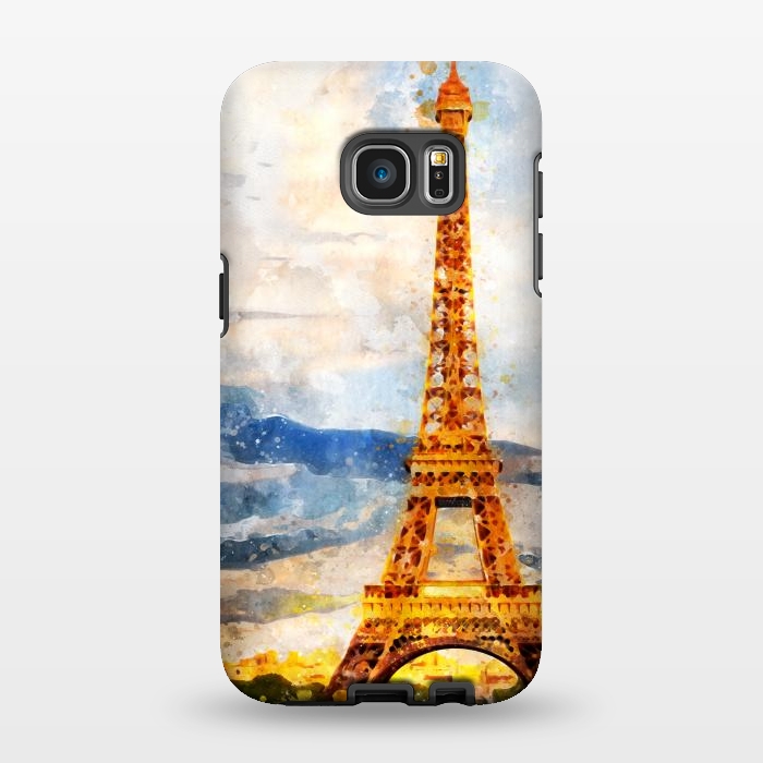 Galaxy S7 EDGE StrongFit Eiffel Tower by Creativeaxle