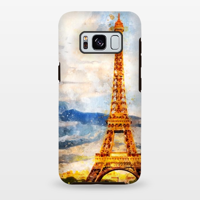 Galaxy S8 plus StrongFit Eiffel Tower by Creativeaxle