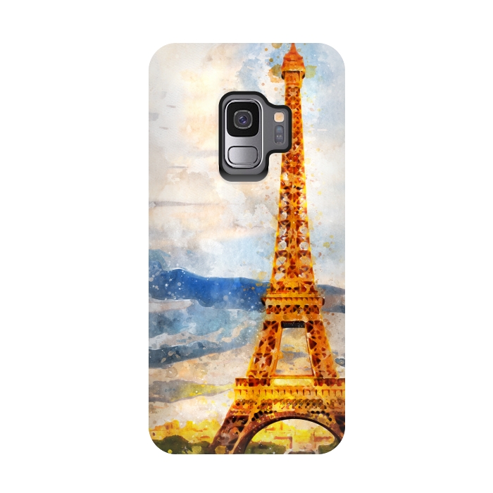Galaxy S9 StrongFit Eiffel Tower by Creativeaxle