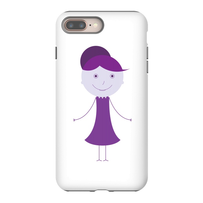 iPhone 7 plus StrongFit purple girl by TMSarts