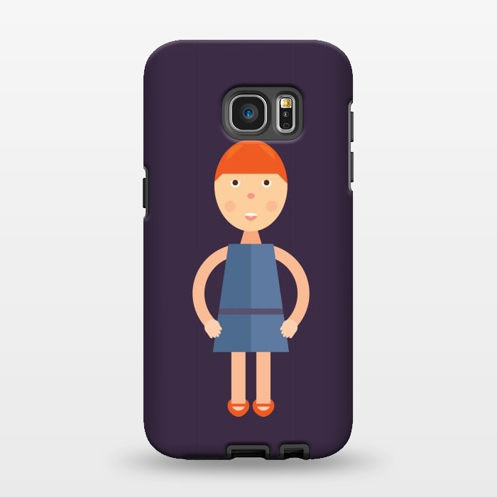 Galaxy S7 EDGE StrongFit little girl standing by TMSarts