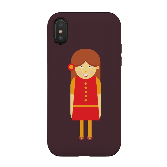 iPhone Xs / X StrongFit baby girl casual by TMSarts