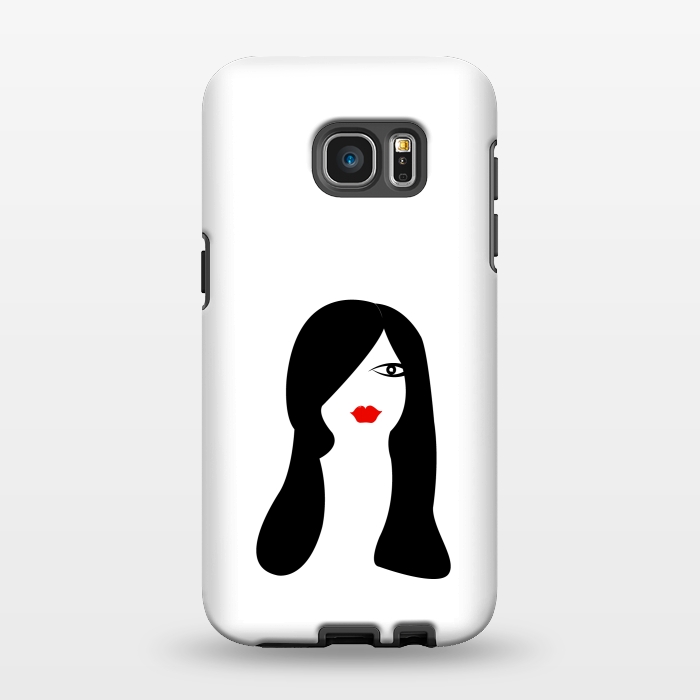 Galaxy S7 EDGE StrongFit long hair women by TMSarts