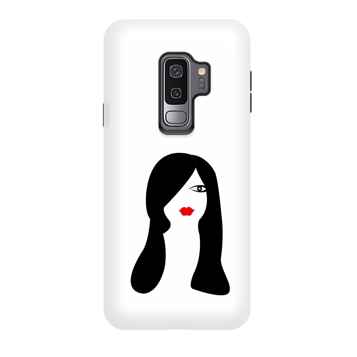Galaxy S9 plus StrongFit long hair women by TMSarts