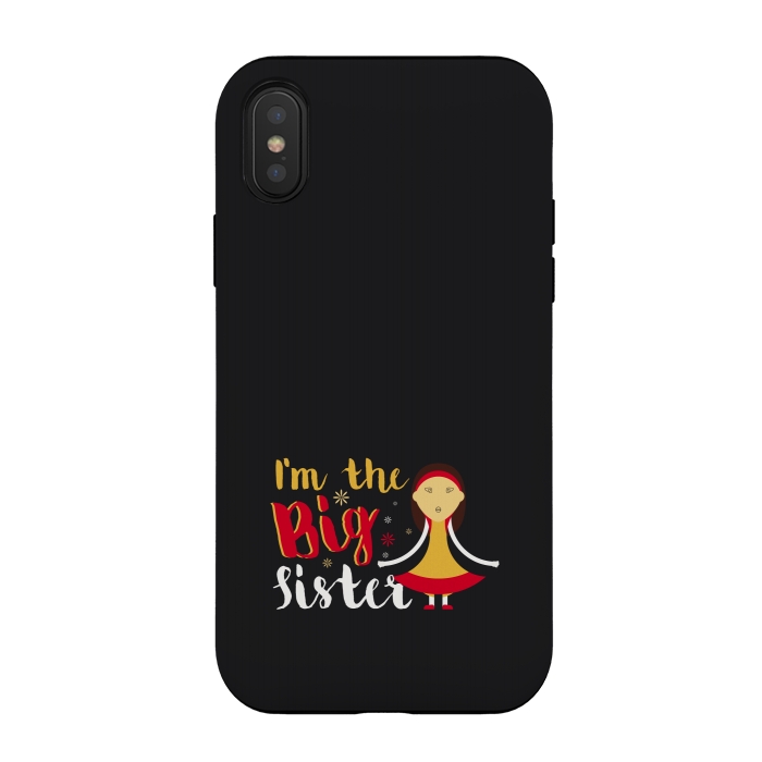 iPhone Xs / X StrongFit im the big sister by TMSarts