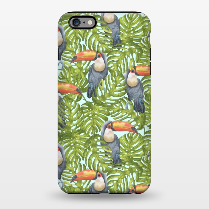 iPhone 6/6s plus StrongFit Monstera Birds by Creativeaxle