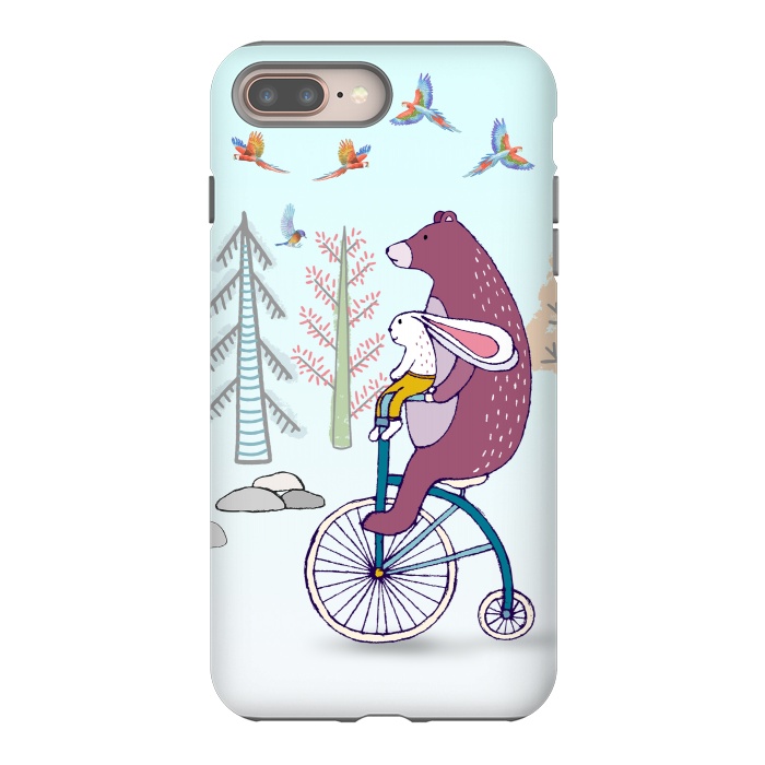 iPhone 7 plus StrongFit Bear Suffer by Creativeaxle