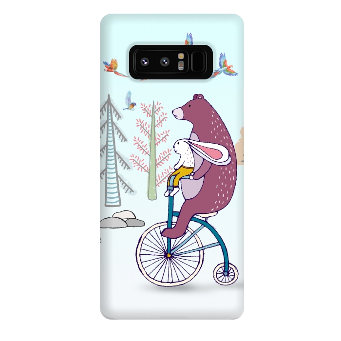 Galaxy Note 8 StrongFit Bear Suffer by Creativeaxle