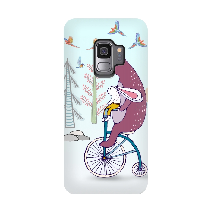 Galaxy S9 StrongFit Bear Suffer by Creativeaxle