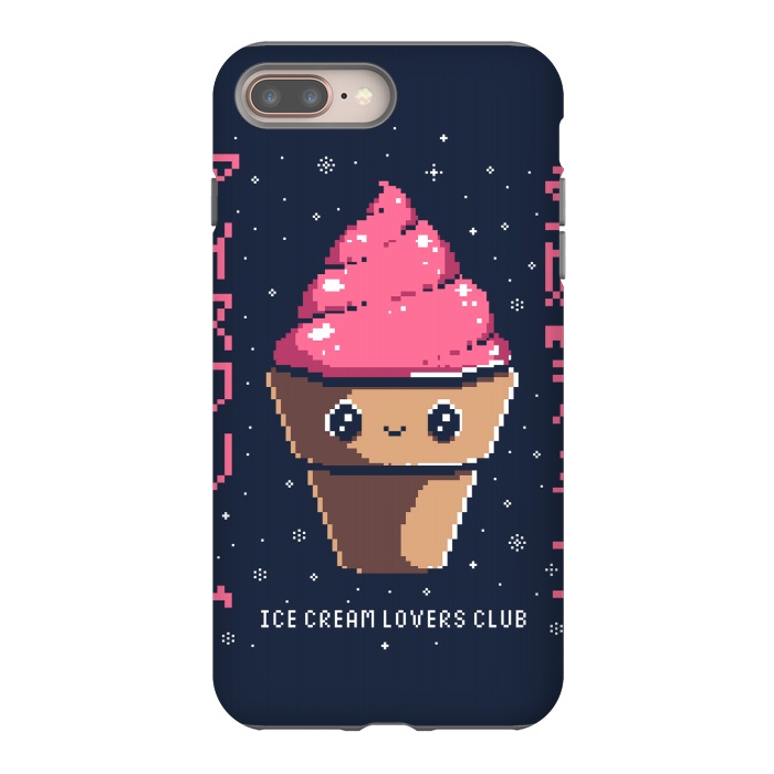 iPhone 7 plus StrongFit Ice cream lovers club by Ilustrata