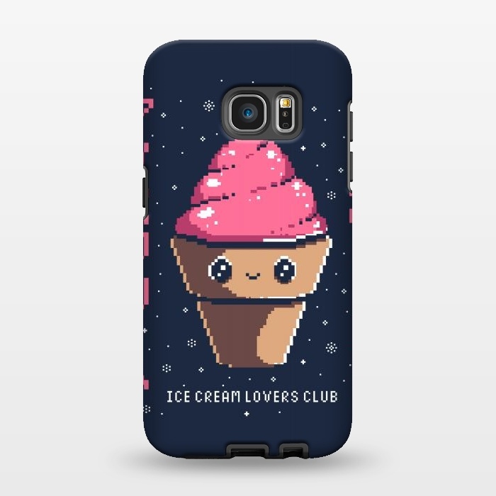 Galaxy S7 EDGE StrongFit Ice cream lovers club by Ilustrata
