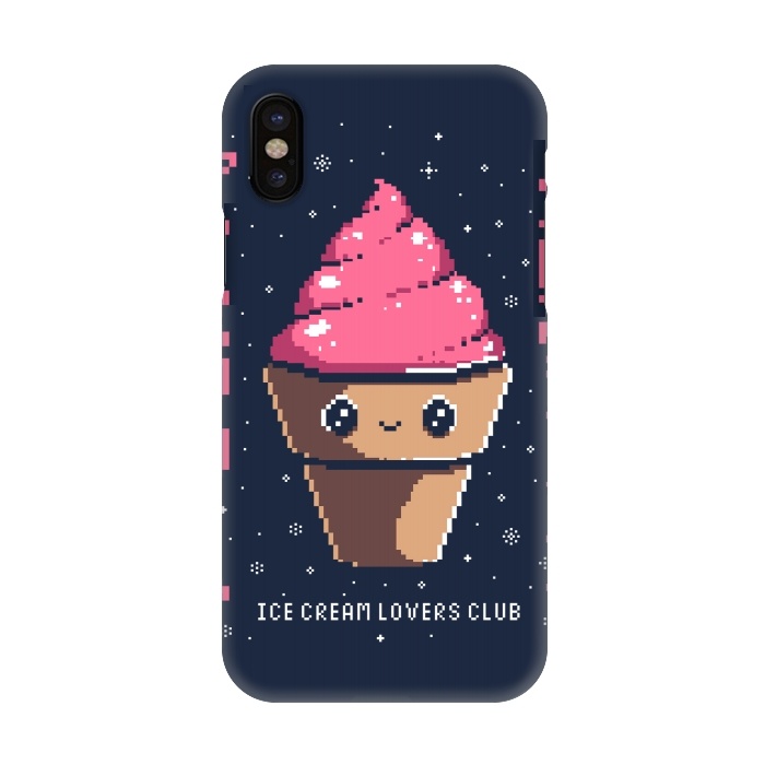 iPhone X SlimFit Ice cream lovers club by Ilustrata
