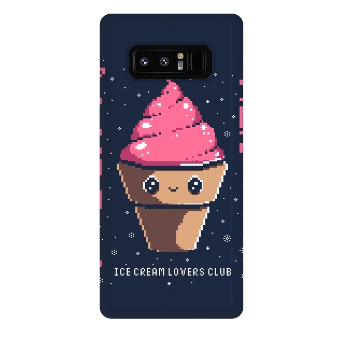 Galaxy Note 8 StrongFit Ice cream lovers club by Ilustrata