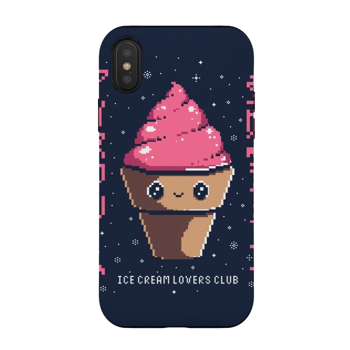 iPhone Xs / X StrongFit Ice cream lovers club by Ilustrata