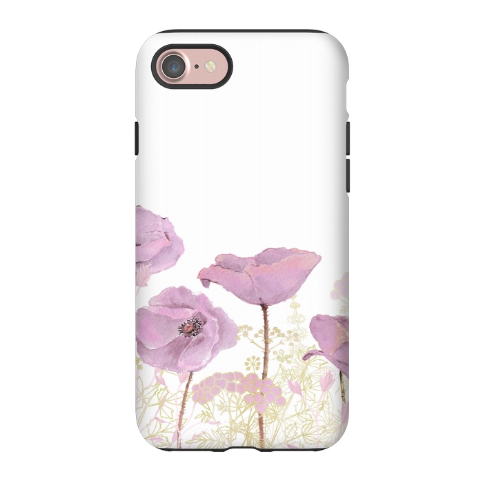 iPhone 7 StrongFit Pink Poppy Dream by  Utart