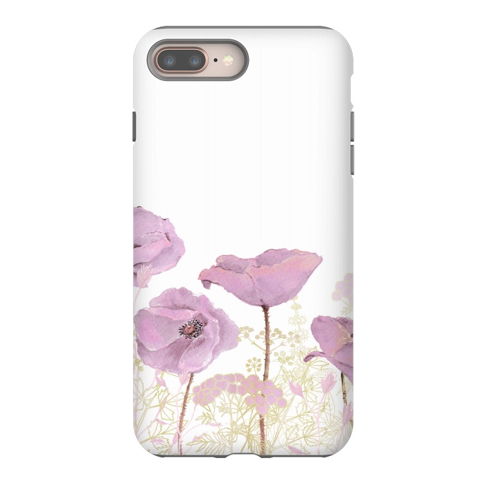 iPhone 7 plus StrongFit Pink Poppy Dream by  Utart