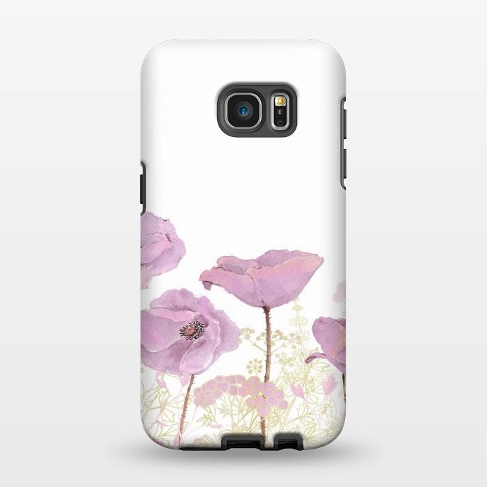 Galaxy S7 EDGE StrongFit Pink Poppy Dream by  Utart
