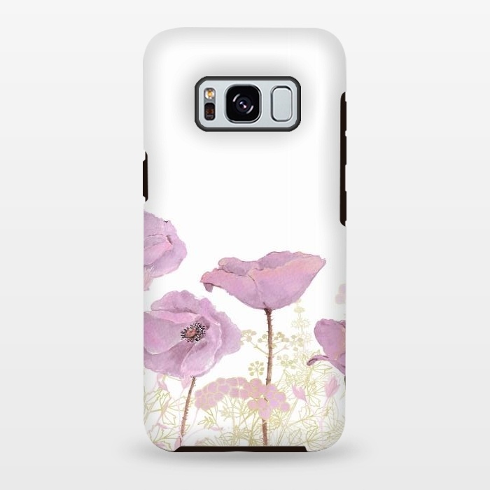 Galaxy S8 plus StrongFit Pink Poppy Dream by  Utart