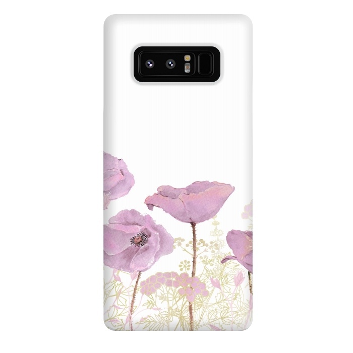 Galaxy Note 8 StrongFit Pink Poppy Dream by  Utart