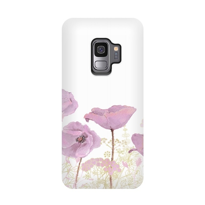 Galaxy S9 StrongFit Pink Poppy Dream by  Utart
