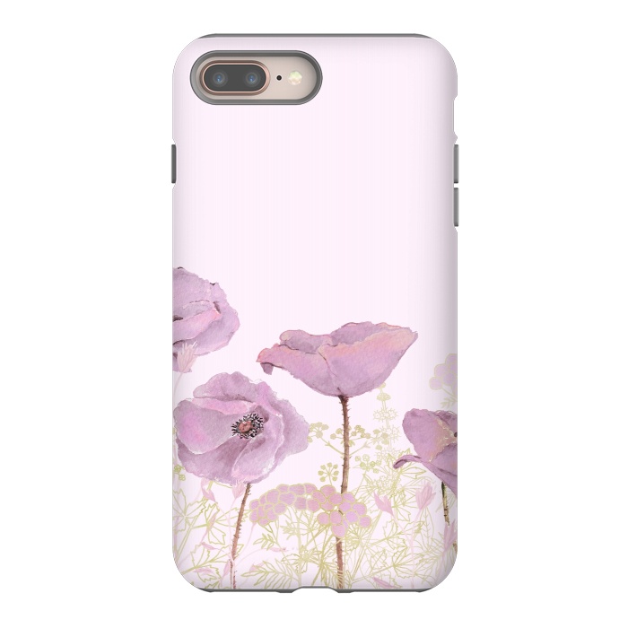 iPhone 7 plus StrongFit Rose Gold Poppy Dream by  Utart