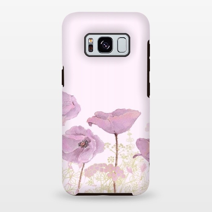 Galaxy S8 plus StrongFit Rose Gold Poppy Dream by  Utart