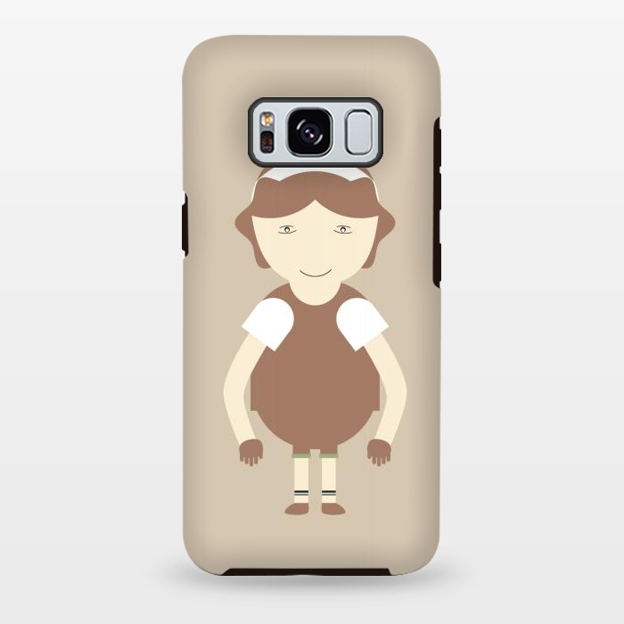 Galaxy S8 plus StrongFit little brown girl by TMSarts